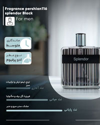 تستر ادوپرفیوم مردانه splendor black مدل 9029