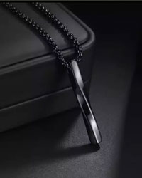 گردنبند مردانه مدل پیچ خورده
