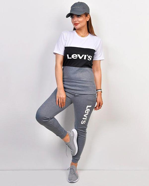 ست تيشرت شلواردخترانه مدلLevis