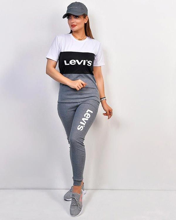 ست تيشرت شلواردخترانه مدلLevis