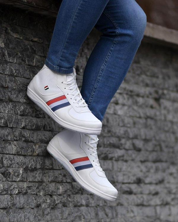 كفش ساقدار مردانه TOMMY سفيد