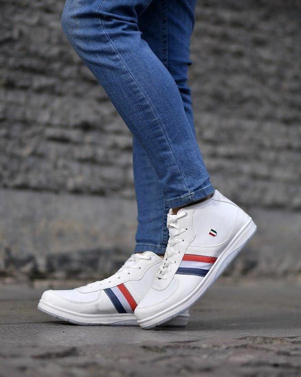 كفش ساقدار مردانه TOMMY سفيد
