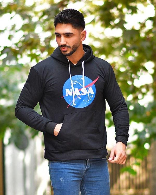 سوئيشرت كلاهدار مردانه مدلNasa
