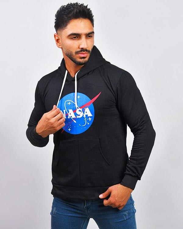 سوئيشرت كلاهدار مردانه مدلNasa