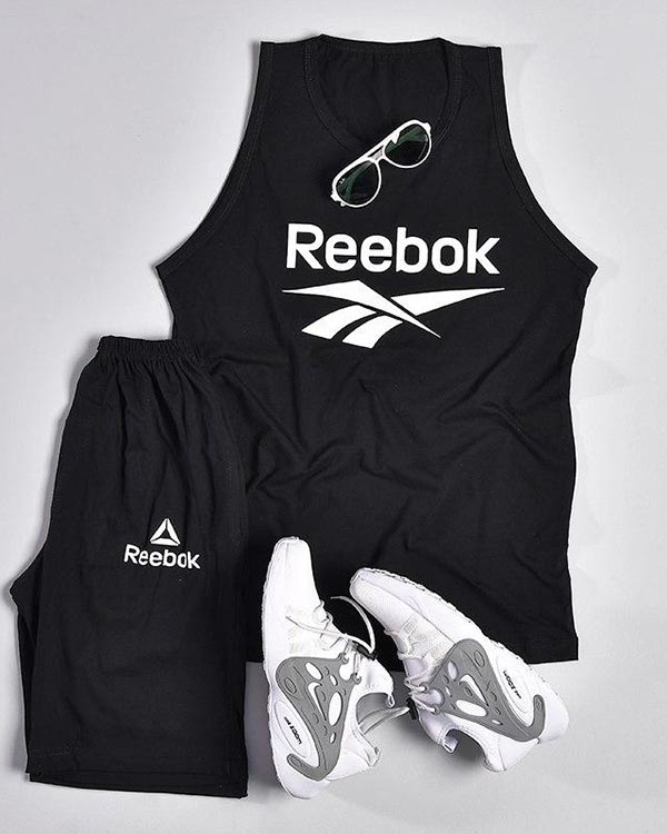 ست ركابي و شلوارك مدل reebok