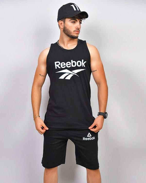 ست ركابي و شلوارك مدل reebok