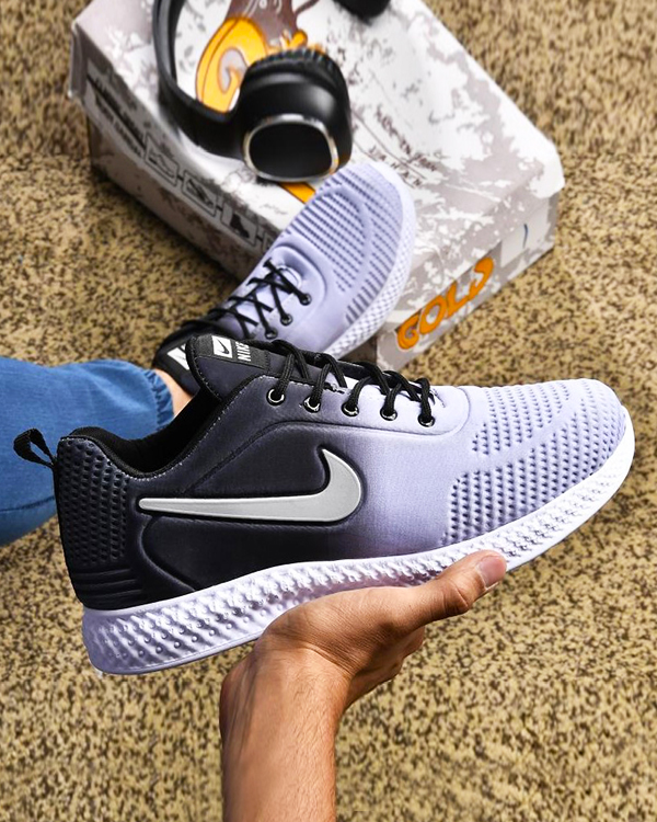 كفش مردانه NIKE مدل FEGO طوسي مشكي