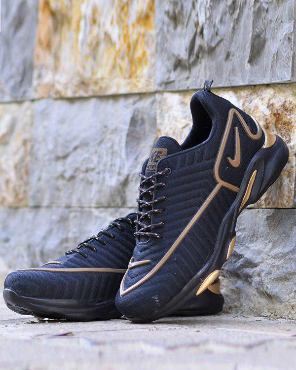 كفش مردانه NIKE مدل KADER مشكي- طلايي