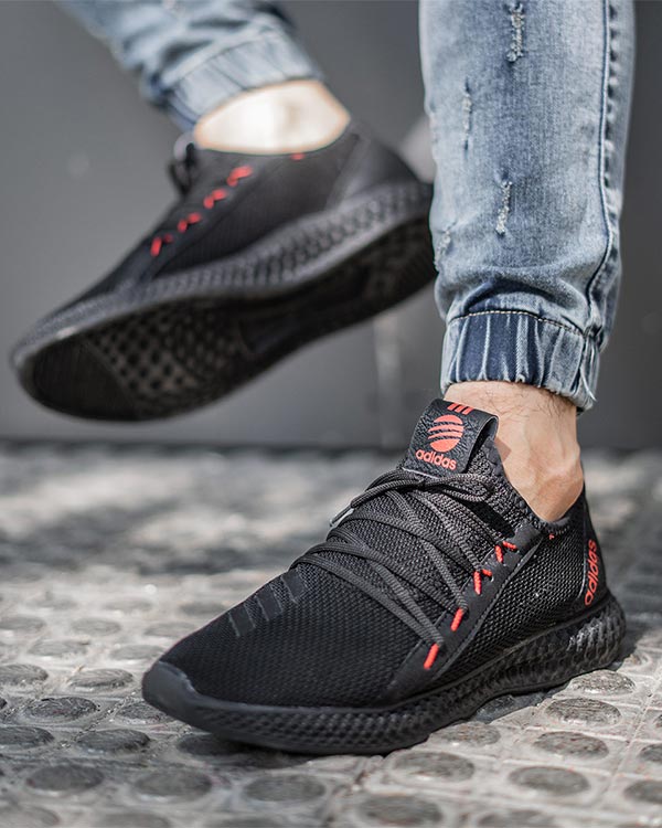 كفش ورزشي Adidas مردانه مشكي مدل Barni