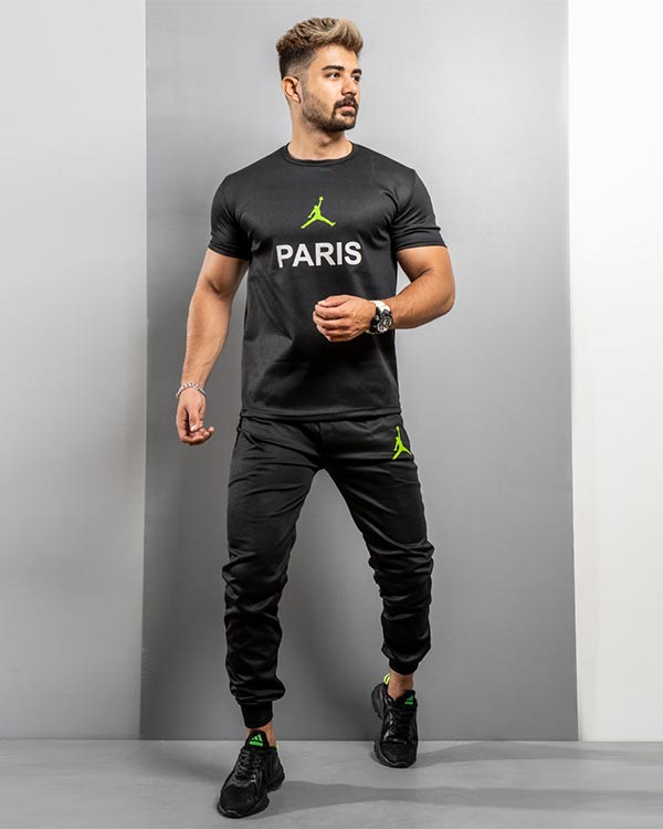 ست تيشرت شلوار Paris مردانه مدل Nelvi
