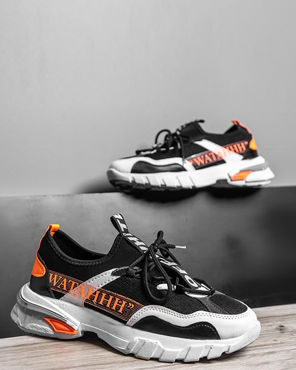 كفش ورزشي OFF WHITE مردانه مشكي مدل Rasit