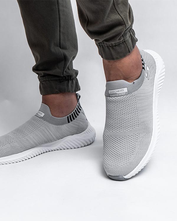 كفش ورزشيSKECHERS مردانه طوسي روشن مدل Balini-