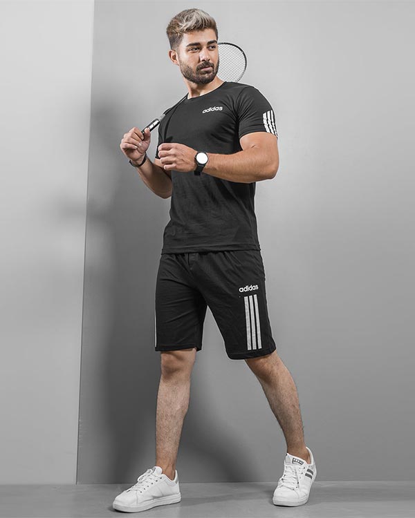 ست تيشرت شلوارك Adidas مردانه مدل Zorix