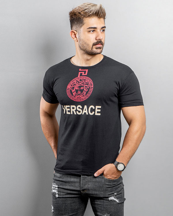 تیشرت Versace مردانه مشکی مدل Janatan