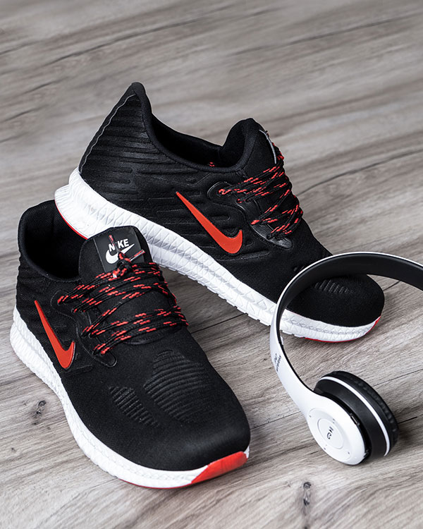 کفش ورزشی Nike مردانه مشکی قرمز مدل Roham