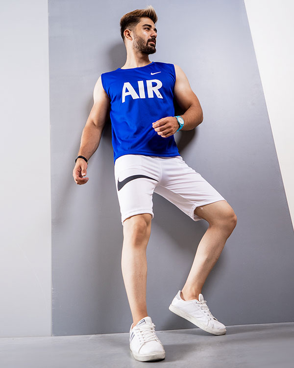 ست رکابی شلوارک Nike Air مردانه مدل Milano