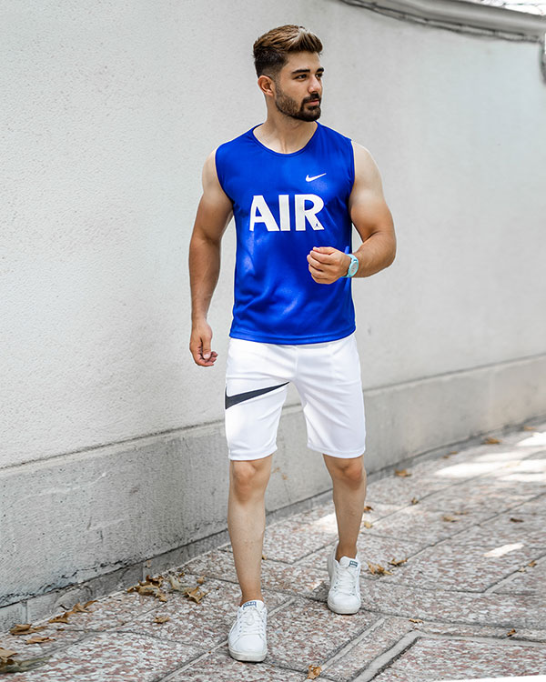 ست رکابی شلوارک Nike Air مردانه مدل Milano