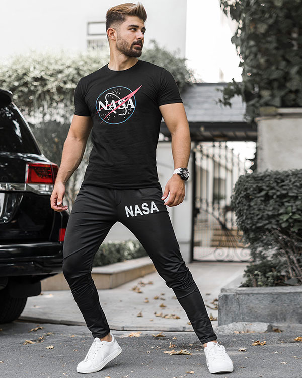 ست تیشرت شلوار Nasa مردانه مدل Roxy