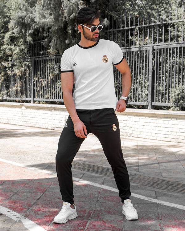 ست تیشرت شلوار رئال مادرید مردانه مدل Joya