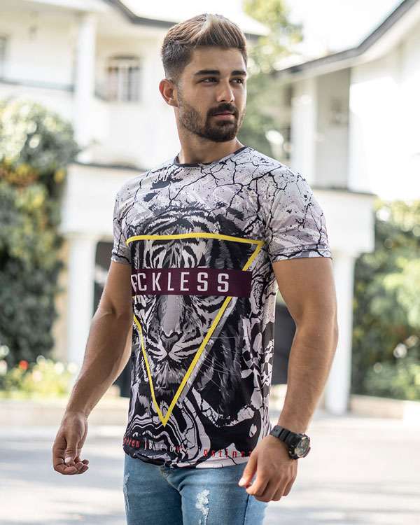 تيشرت Rckless مردانه مدل Tiger