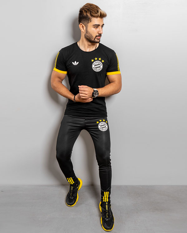 ست تیشرت شلوار بایرن مونیخ مردانه مدل Farshad