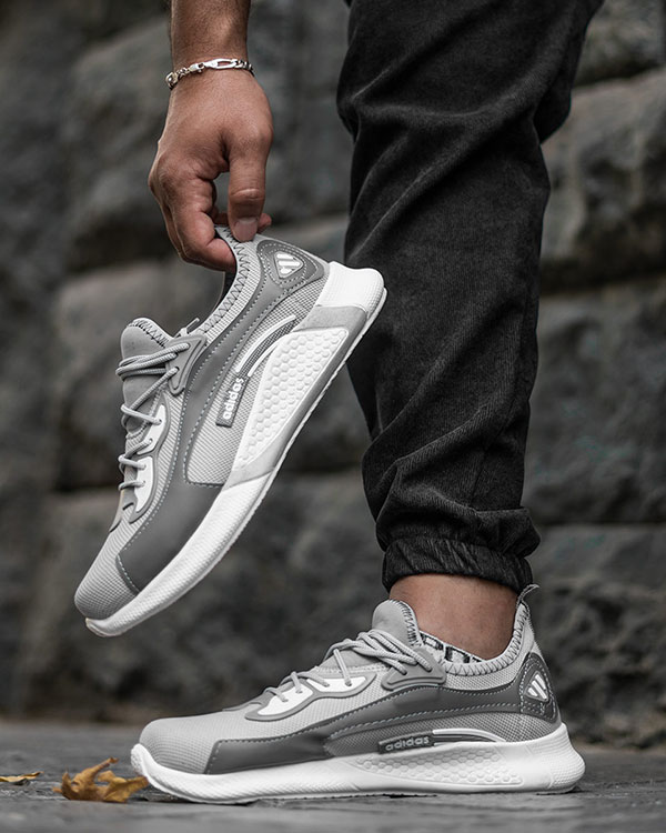 كفش ورزشي Adidas مردانه طوسي مدل Carter