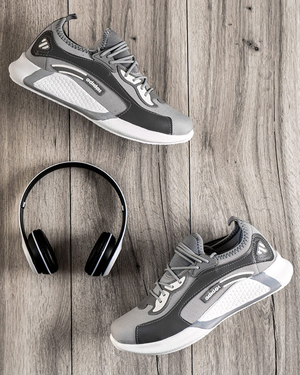 كفش ورزشي Adidas مردانه طوسي مدل Carter