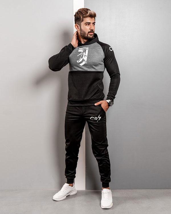 ست هودی و شلوار مردانه مدل CR7