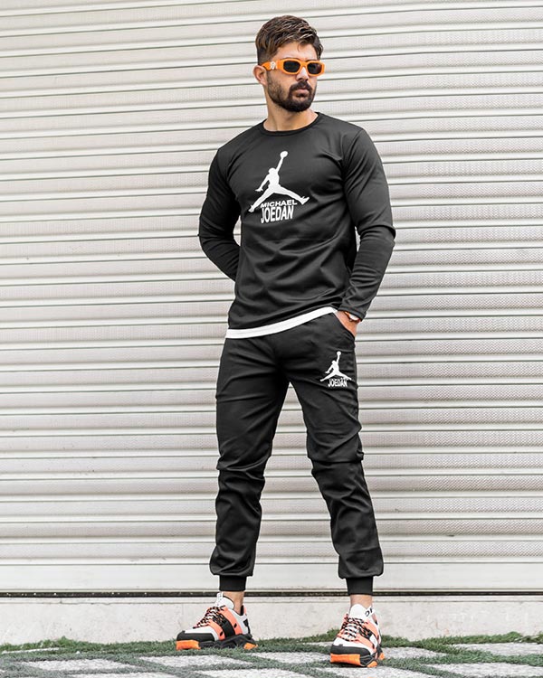 ست آستين بلند شلوار Jordan مردانه مدلJodan