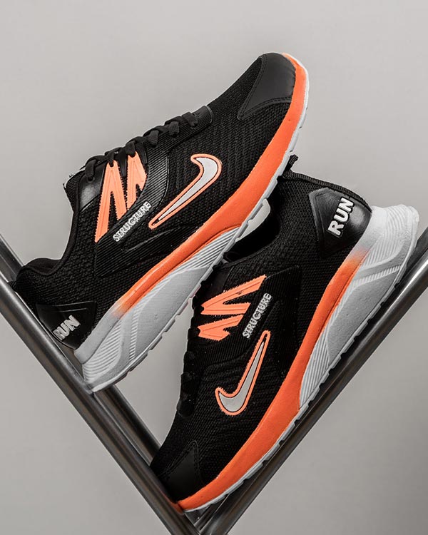 كفش ورزشي Nike Structure مردانه مشكي نارنجي مدلZomit