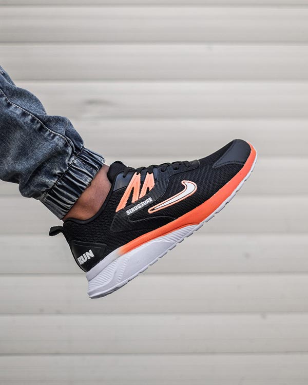 كفش ورزشي Nike Structure مردانه مشكي نارنجي مدلZomit