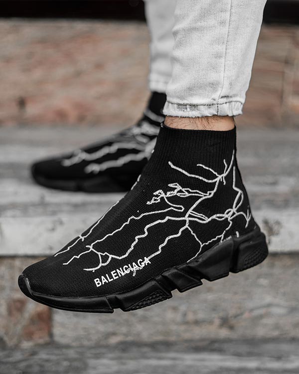 کفش ورزشی Balenciagaمردانه مشکی مدلAgras