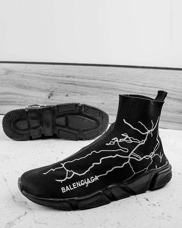 کفش ورزشی Balenciagaمردانه مشکی مدلAgras