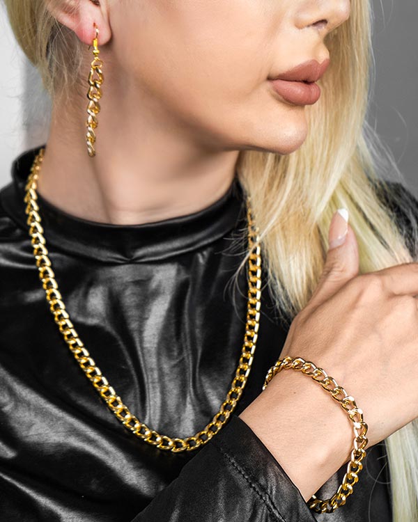 نیم ست زنانه Cartier مدل Mandan