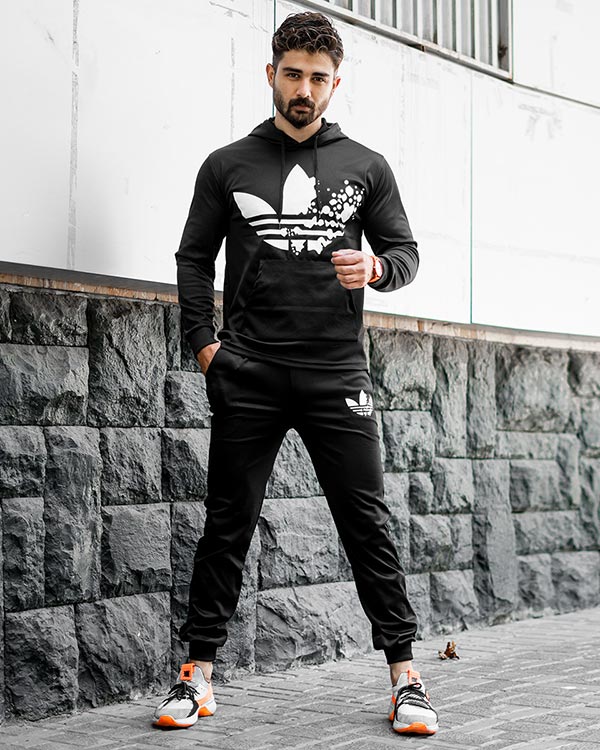 ست هودی شلوارAdidas مردانه مدلKaron