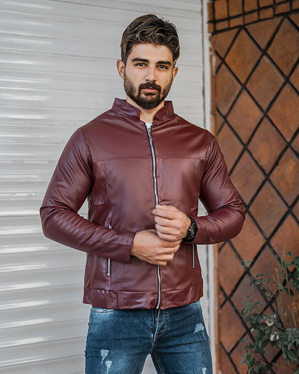 كاپشن چرم مردانه مدل NOBER
