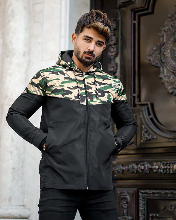 کاپشن بالا چریکی مردانه مدل Gosdenim