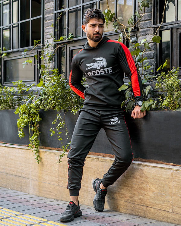 ست هودی شلوار Lacosteمردانه مدل kalomi