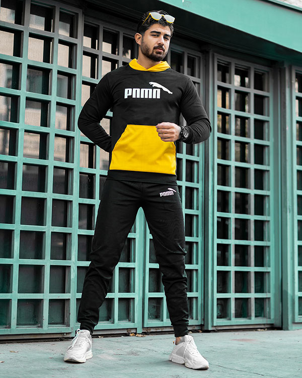 ست هودی شلوار Puma مردانه مدل nomira