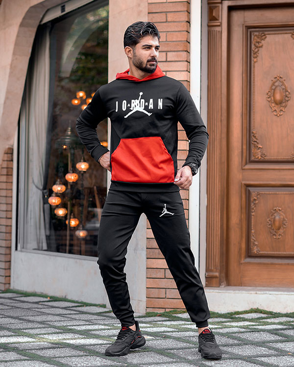 ست هودی شلوار Jordan مردانه مدل palvina