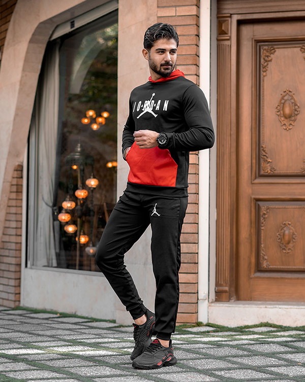 ست هودی شلوار Jordan مردانه مدل palvina