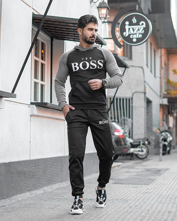 ست هودی شلوار BOSS مردانه مدل Varm