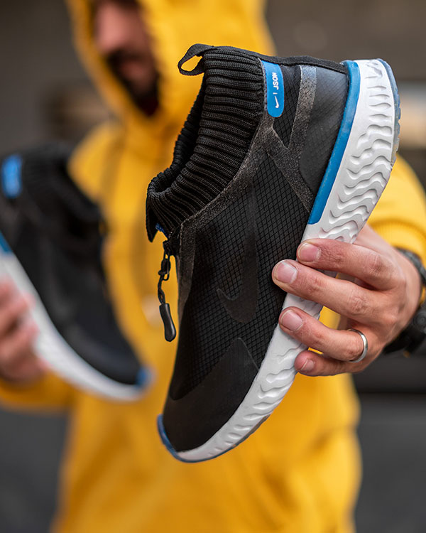 کفش ورزشی NIke مردانه مشکی آبی مدل Itako