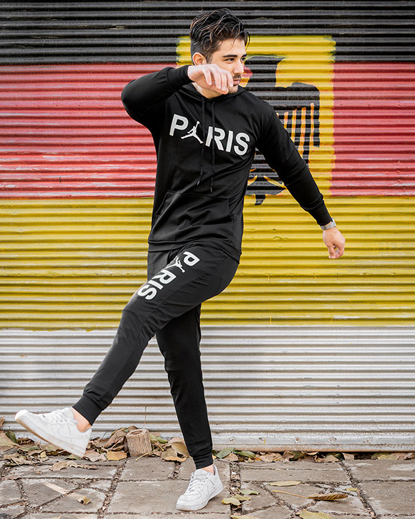 ست هودی شلوار Parisمردانه مدل edin