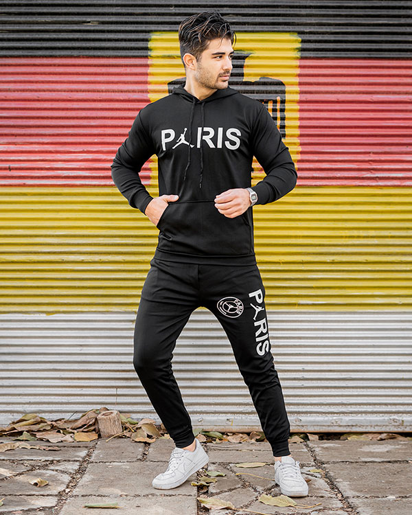 ست هودی شلوار Parisمردانه مدل edin