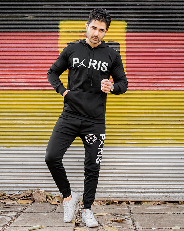 ست هودی شلوار Parisمردانه مدل edin