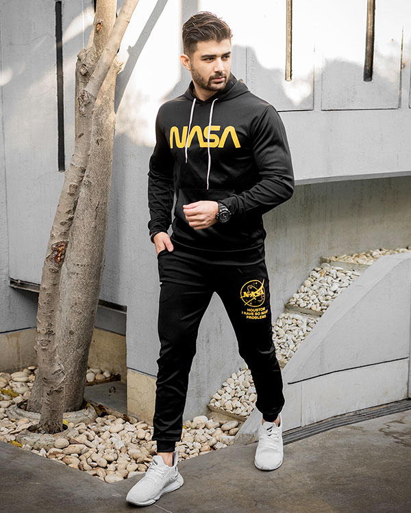 ست هودي شلوار كلاهدارNasa مردانه مدل Chavosh