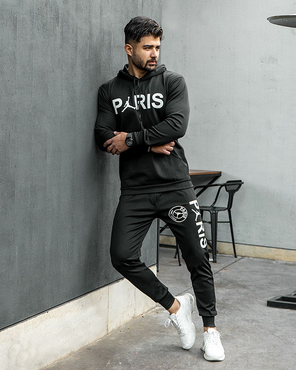 ست هودی شلوار Parisمردانه مدل edin