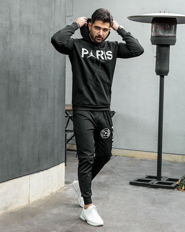 ست هودی شلوار Parisمردانه مدل edin