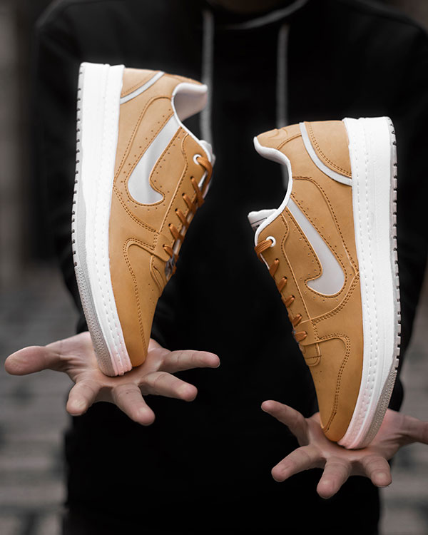 کفش Nike مردانه خردلی مدل Erfan